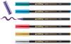 edding 1340 Brush pen "Metallic", set of 6