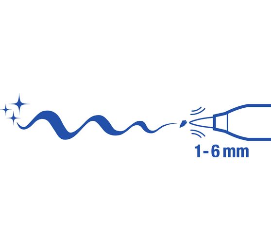 edding 1340 Brush pen "Metallic"