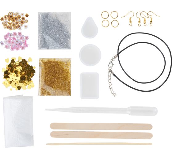 Set creativo in resina per colata "Pendenti decorativi"