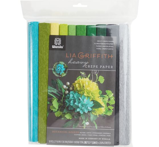 Lia Griffith, florist crêpe "Botanical Garden"