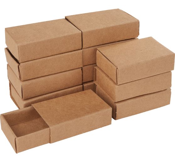 Scatole di fiammiferi VBS "carta kraft", 5 cm