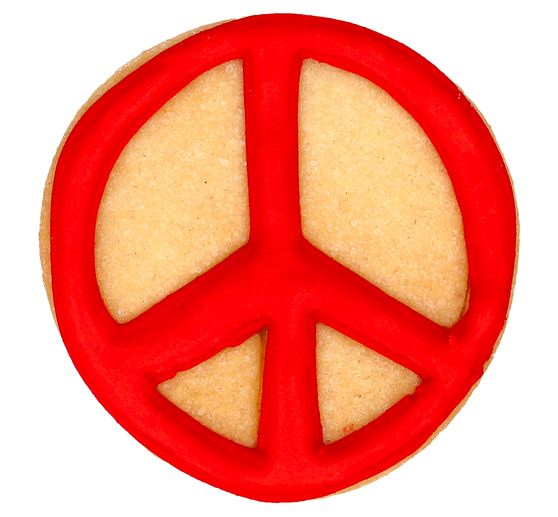 Cookie cutter "Peace"