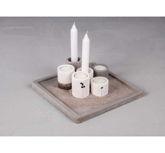 Silicone casting mould "Candle holder"