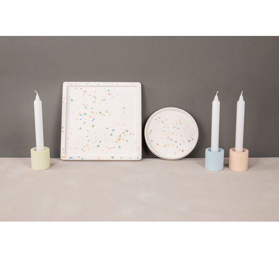 Stampo per colata in silicone "Sottobicchiere rotondo