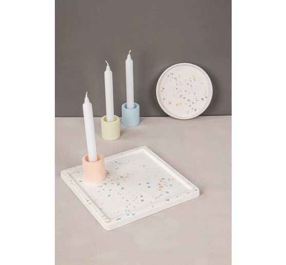 Stampo per colata in silicone "Sottobicchiere rotondo