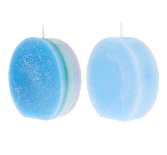 Silicone candle casting mould "Disc"