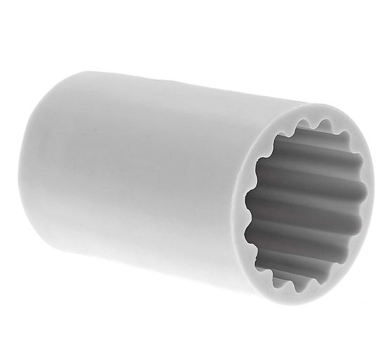 Silicone candle casting mould "Cylinder fluted"