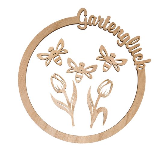 Set di anelli in legno "Giardino della felicità