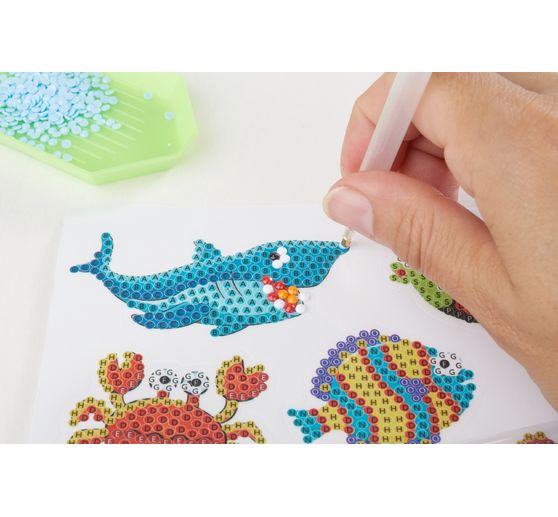 Diamond Painting Sticker craft set "Underwater World"