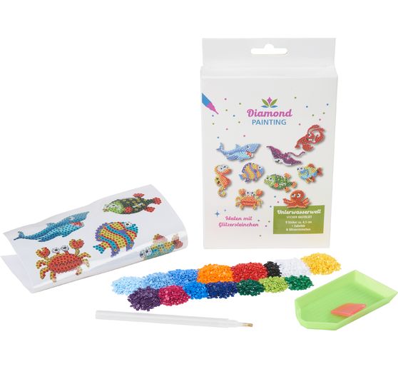 Diamond Painting Sticker craft set "Underwater World"
