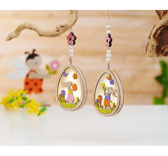 VBS Egg pendant with LED "Bunny"