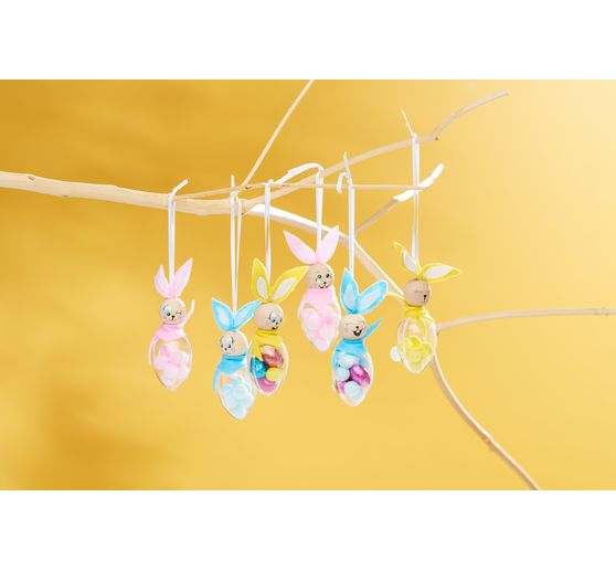 VBS Handicraft set acrylic glass eggs rabbits