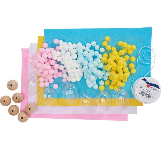 VBS Handicraft set acrylic glass eggs rabbits