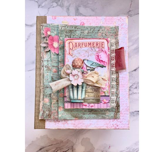 Scrapbook block "Rose Perfum Backgrounds"