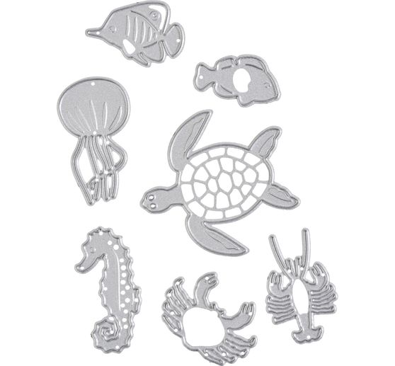 Punching template "Sea animals"
