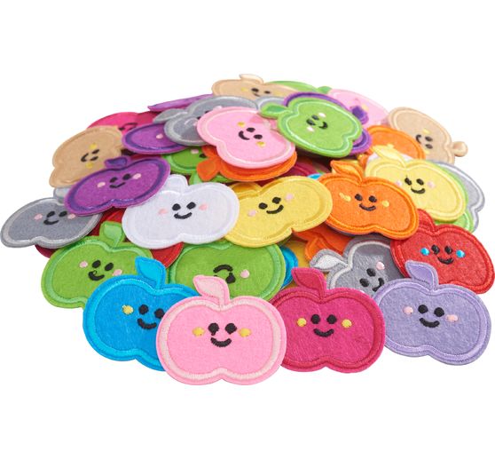 VBS applicazioni termoadesive "Mele", 120 pezzi