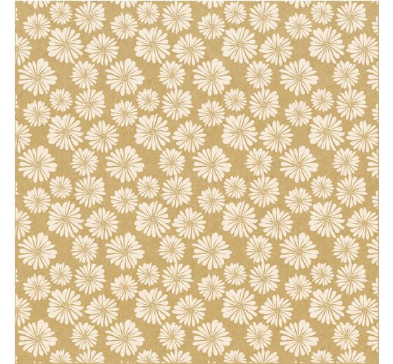 Assortimento di carta pieghevole "Carta kraft floreale".