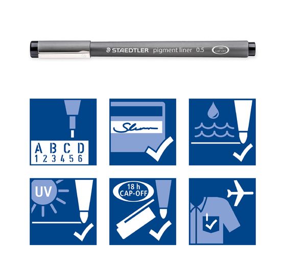 STAEDTLER Pigment Liner e marcatore metallico