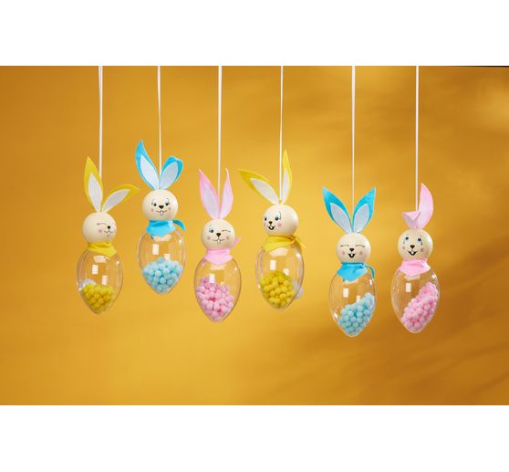VBS Handicraft set acrylic glass eggs rabbits