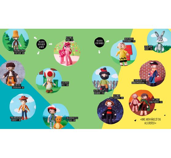 Book "Helden der Kindheit - Das Häkelbuch - Band 6"