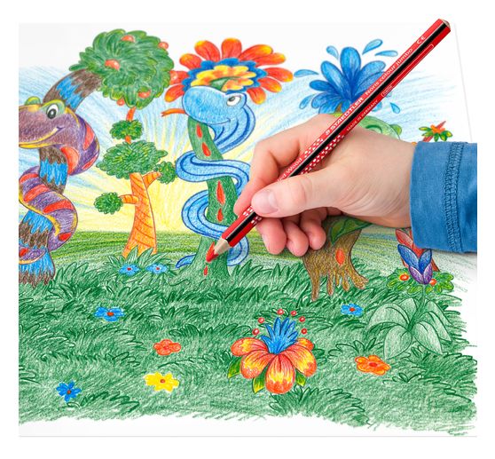 STAEDTLER Noris colour "Jumbo colored pencils", set of 9 + 1 free