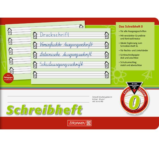 Quaderno Brunnen "Lineatur 0"