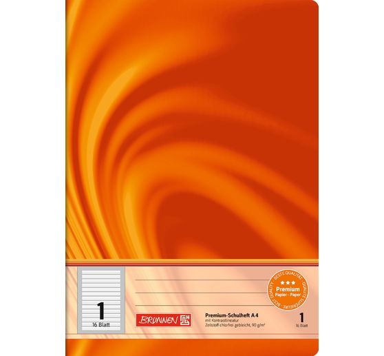 Brunnen Exercise book Vivendi "Lineatur 1", DIN A5, from 1st grade