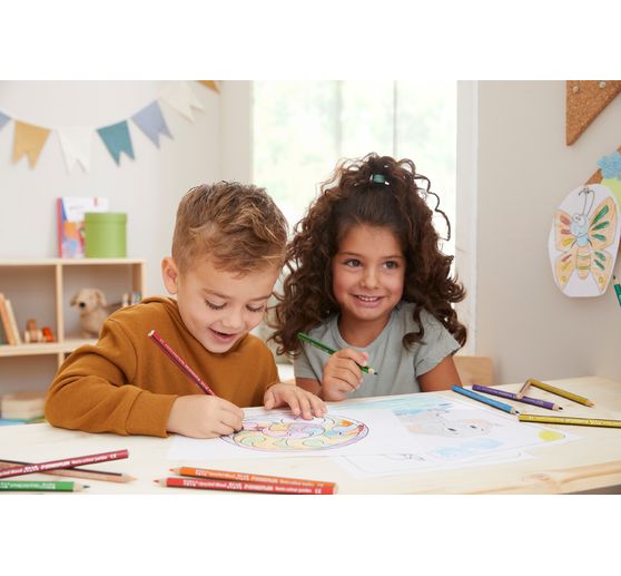 STAEDTLER Noris colour "Jumbo colored pencils", set of 9 + 1 free