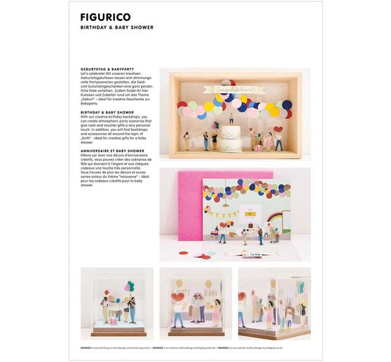 Rico Design Paper backdrop block "FIGURICO"