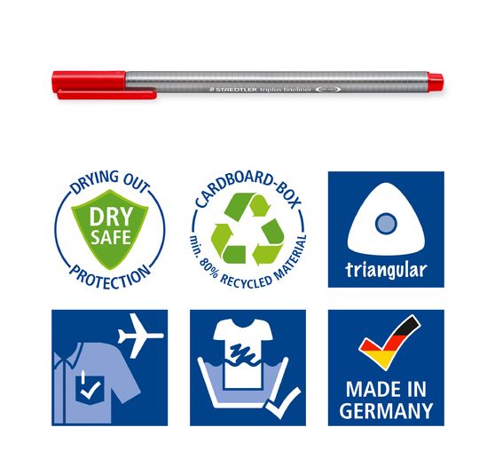 STAEDTLER Pennarelli a punta fine "Happy"