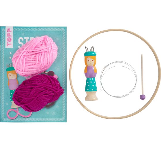 Handicraft set "Meine erste Strickliesel"