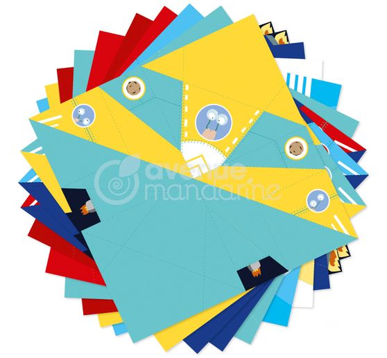 Creative box Origami "Planes and rockets"