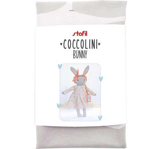 Kit di cucito Coccolini "Bunny", giocattolo di peluche