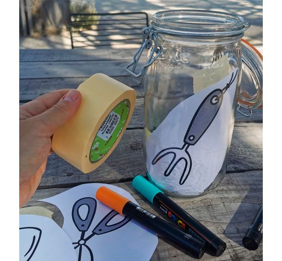 Book "Vorlagenmappe Fensterdeko mit dem Kreidemarker - Frühling & Sommer. Inkl. Original Kreidemarker von KREUL"