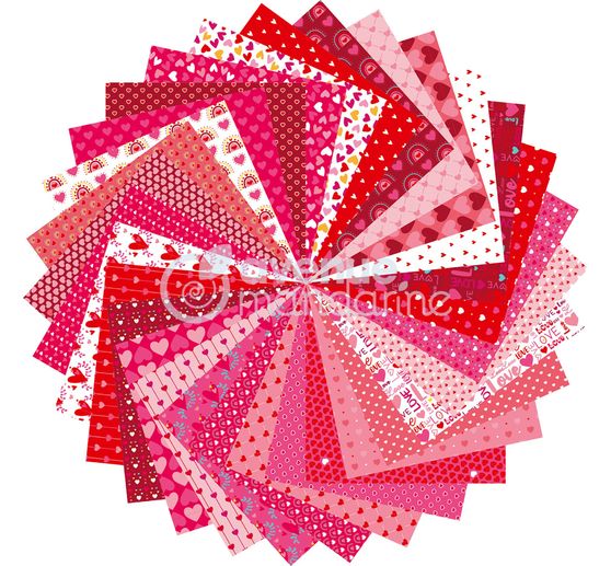 Folding paper assortment "Paper Love"