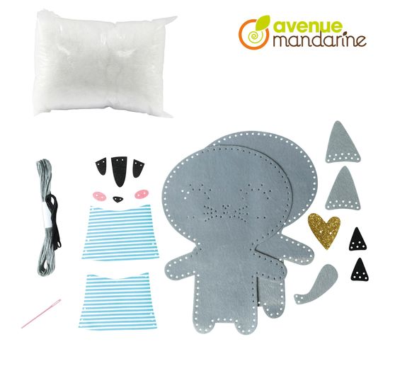 Kit di cucito "Tina la gatta" di Little Couz'In