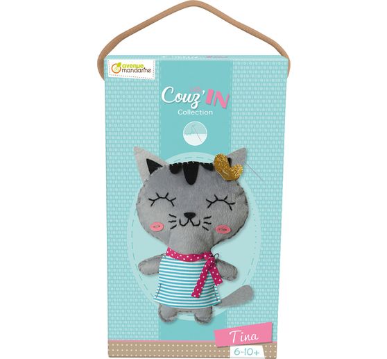 Kit di cucito "Tina la gatta" di Little Couz'In