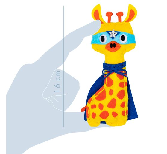 Sewing craft kit Mini Couz'In "Giraffe Pedro"