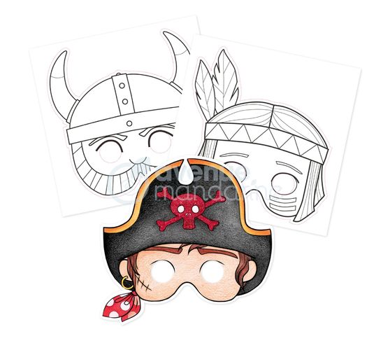 Mask coloring book Graffy Pop "Boys"