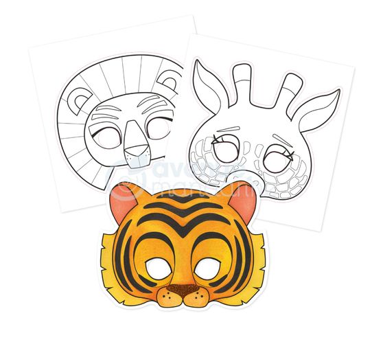 Mask coloring book Graffy Pop "Animals"