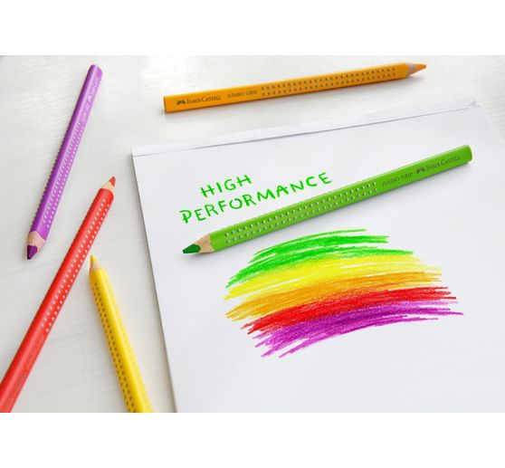 FABER-CASTELL Colour pencils "Jumbo Grip"