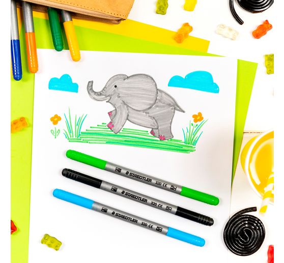 STAEDTLER Noris "Double fiber pens"