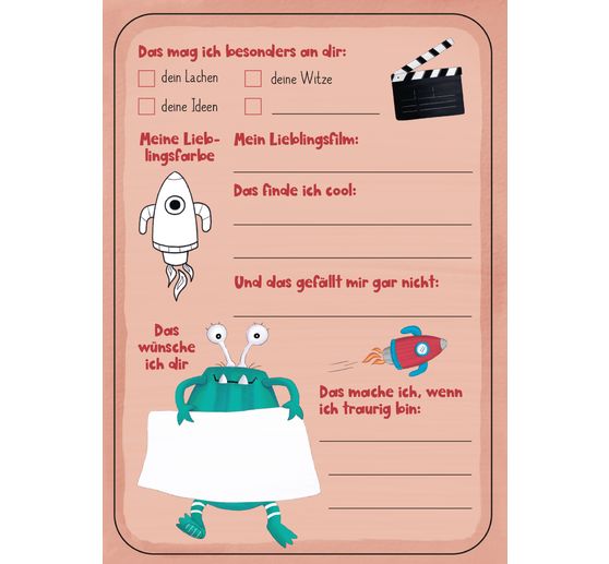 Friends book "Meine monstermäßigen Freunde"