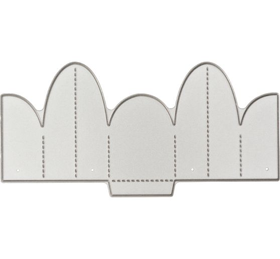 Punching template folding flowers "L"