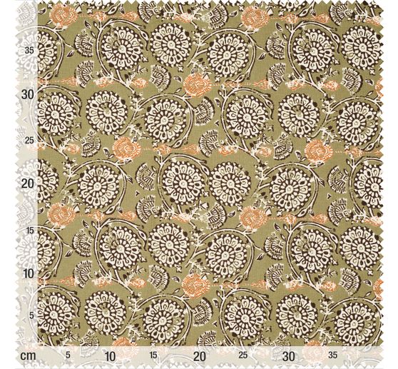 Cotton fabric "Jivana-Khaki"