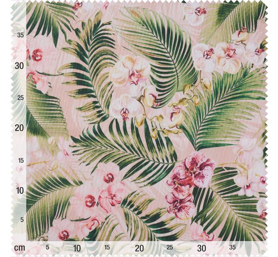 Motif fabric linen look "Freya"