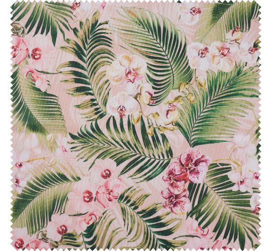 Motif fabric linen look "Freya"