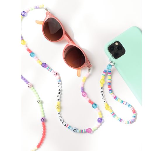 Phone Charms Set "Rainbow Smile"