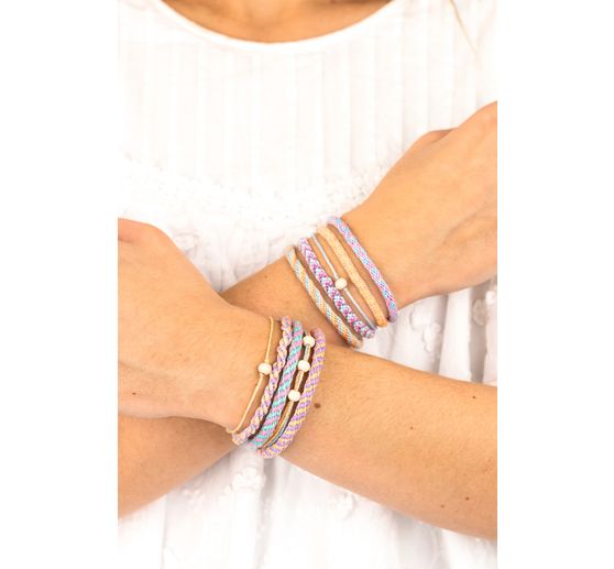 Kumihimo handicraft set "Bracelets"