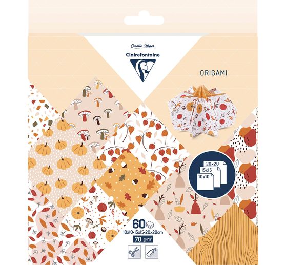 Assortimento di carte pieghevoli "Autunno".